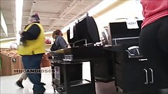 Mega Hood Wedgie Gilf in Black Sweats