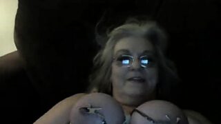 Addicted granny