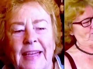 Cathy Shiny PVC Otley Slut Sucking off Cock After Bridge